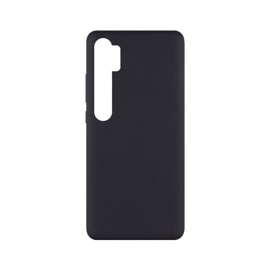 Capa de Silicone Macio para Xiaomi Mi Note 10/Mi Note 10 Pro Preto